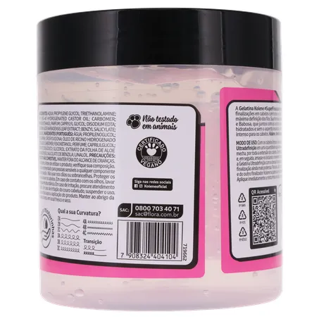 Gelatina Modeladora Kolene Superfinalizadores Ultradefinição 500g 360-16