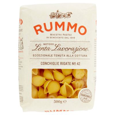 Massa conchiglie rigate rummo n42 500g