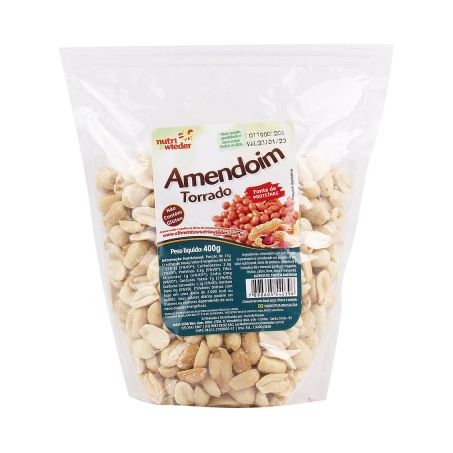 Amendoin nutri wieder torrado s/pel 400g