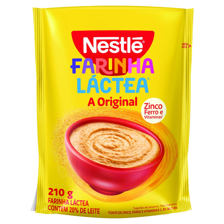 Farinha Láctea Nestlé 210g - Tradicional - Sachê