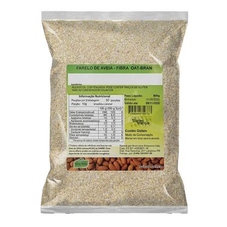 FARELO / FIBRA DE AVEIA OAT-BRAN 500G TERRA VERDE
