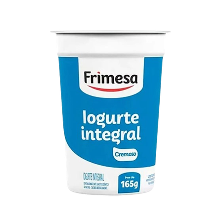 Iogurte frimesa natural integral 165g