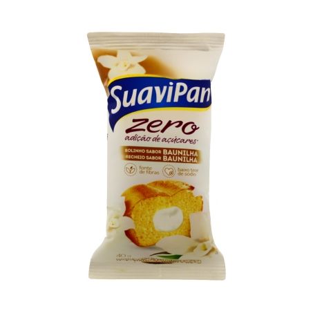Bolinho suavipan 40gr zero baunilha