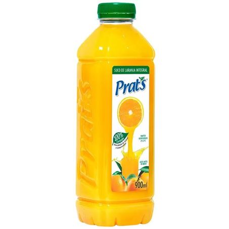 SUCO PRATS LARANJA INTEGRAL 900ML