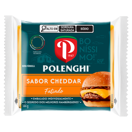 Queijo Polenguinho Sandwich-in Cheddar 144g