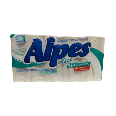 Sabao Barra Coco Alpes 900g 