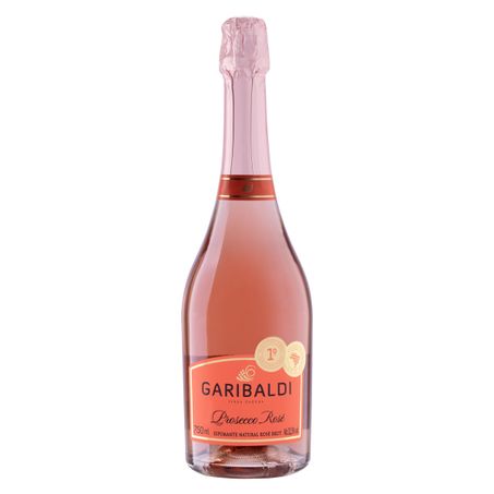 ESPUMANTE BRASILEIRO ROSÉ BRUT GARIBALDI PROSECCO PINOT NOIR
