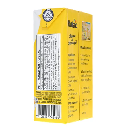 Mistura láctea condensada Italac soro de leite 395g
 360-12