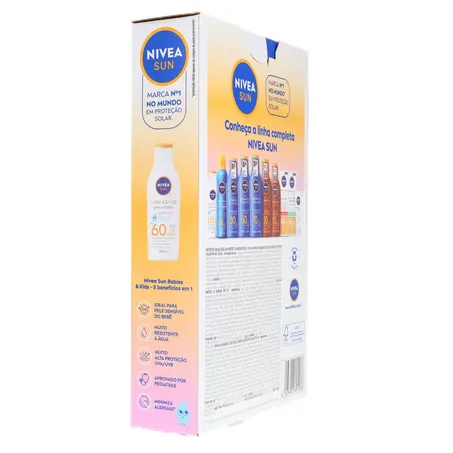 PROTETOR SOLAR NIVEA FPS 50 200ML GRÁTIS KIDS FPS 60 100ML 360-12