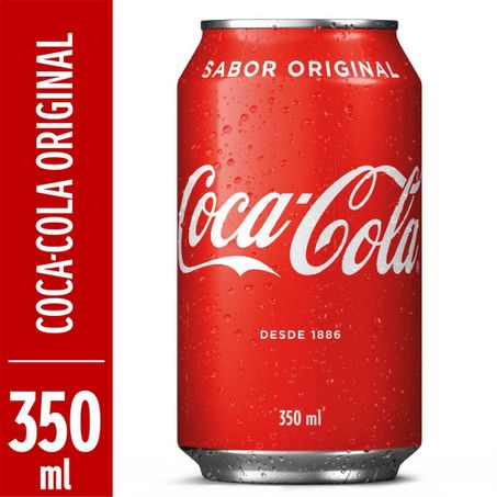 REFRIGERANTE COCA-COLA LATA 350ML