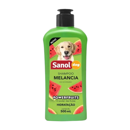 SHAMPOO DOG MELANCIA SANOL 500 ML                 