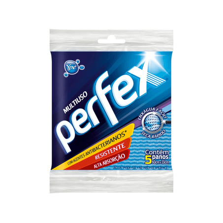Pano perfex azul c/5