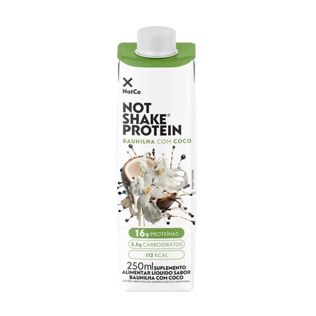 Bebida Not Shake Protein Baunilha e Coco 250ml