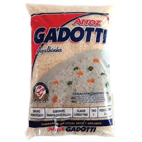 ARROZ GADOTTI PARBOILI 5KG