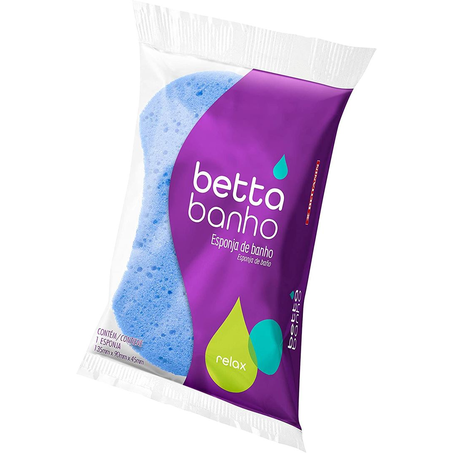 ESPONJA DE BANHO BETTA RELAX UN