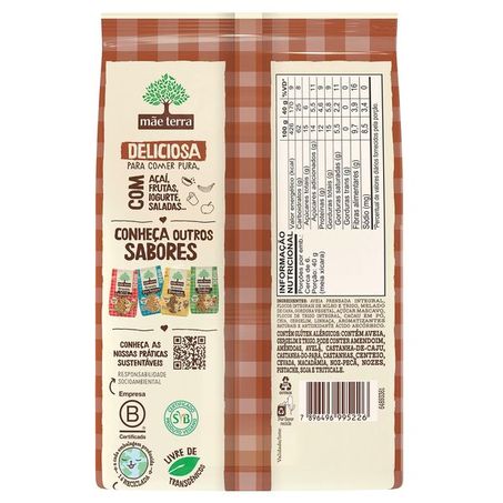 Granola Mãe Terra com Nibs de Cacau 250G 360-1