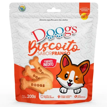 Biscoito Caes Doogs 200gr Frango