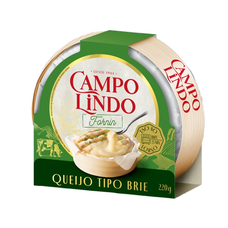 Queijo Brie Campo Lindo 220g Fornin