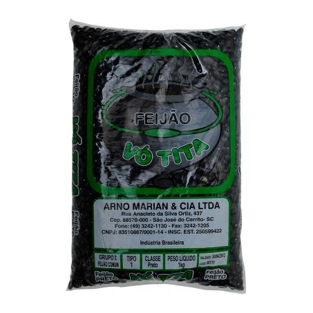 FEIJAO PRETO VO TITA 1KG