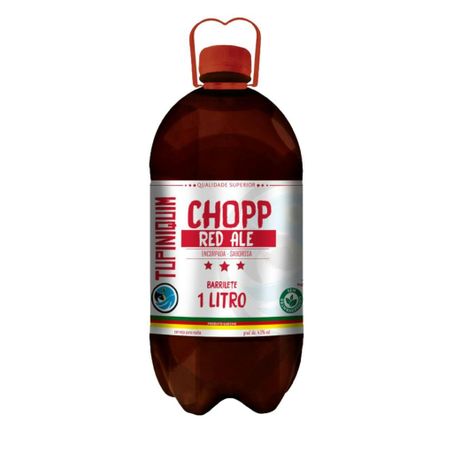 Chopp nacional tupiniquim red ale pet 1l