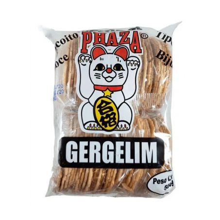 Biscoito Sembei Phaza Biju Gergelim Embalagem 500G