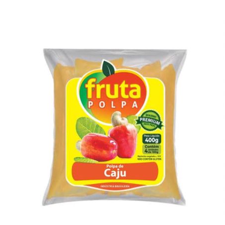 POLPA FRUTA POLPA PREM CAJU 400G