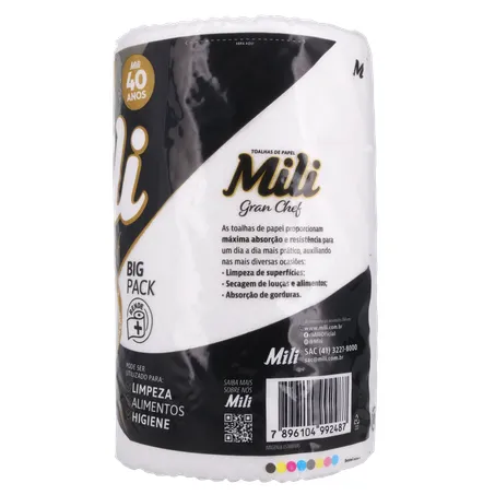 Papel Toalha Gran Chef Mili 200 Folhas 360-9