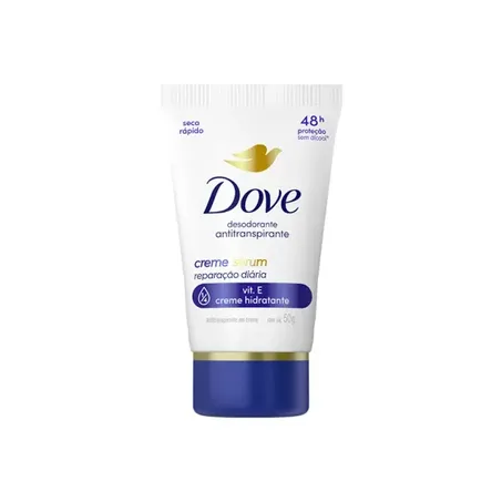 Antitranspirante Creme Dove Sérum Reparação Diária Dove Frasco 50gr