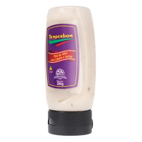 PATE DE ALHO TEMPERBOM COM CEBOLA E SALSA 200G 360-4
