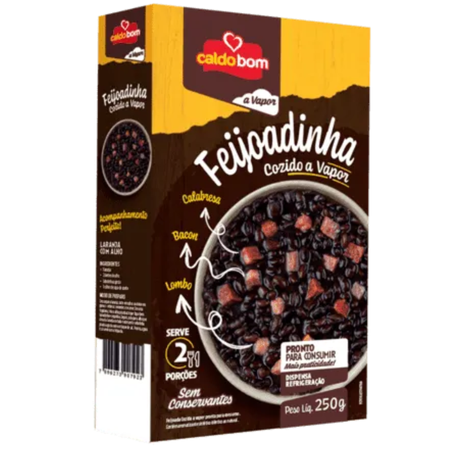 Feijoada tradicional a vapor caldo bom 250gr