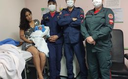 Bombeiros de São José do Cedro auxiliam no nascimento de bebê