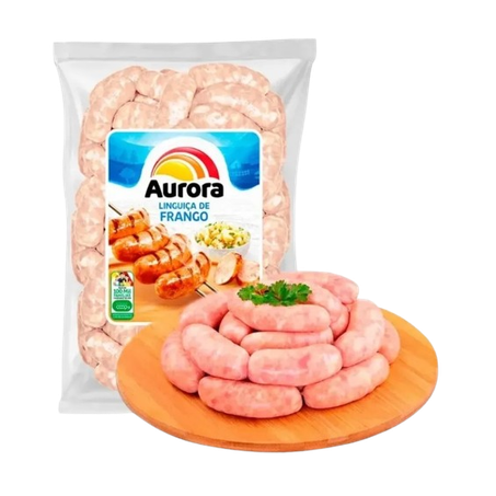 Linguiça de frango aurora kg