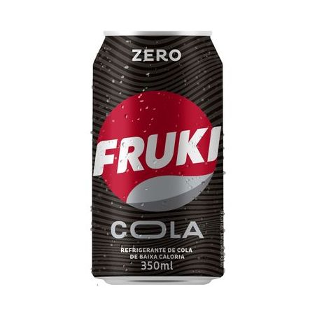 REFRIGERANTE FRUKI COLA LIGHT ZERO LATA 350ML