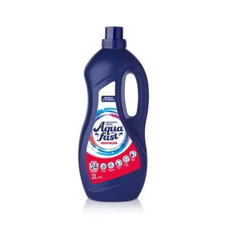 LAVA ROUPAS AQUAFAST LÍQUIDO MULTIAÇÃO 2L