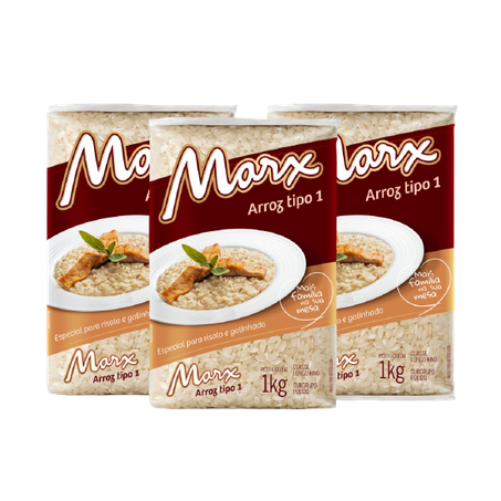 Arroz marx risoto e galinhada tp1 1kg