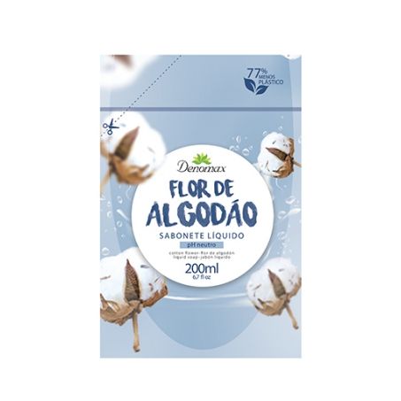 Sabonete liq denomax flor algodao 200ml