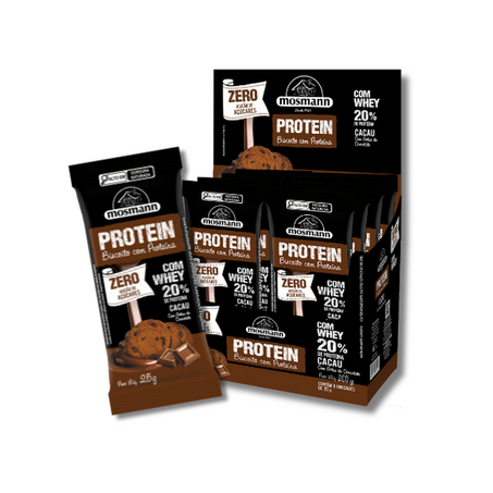 Biscoito Protein Cacau Zero 25g