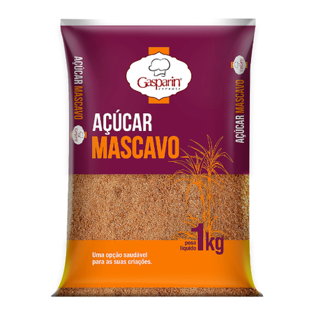 ACUCAR MASCAVO GASPARIN 1KG