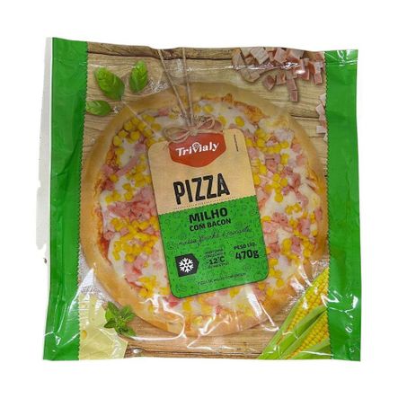 Pizza trivialy 470g milho com bacon