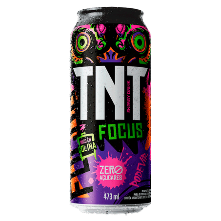 Energético TNT Focus Zero Açúcares 473ml
