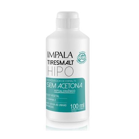 Removedor esmalte sem acetona impala 100ml