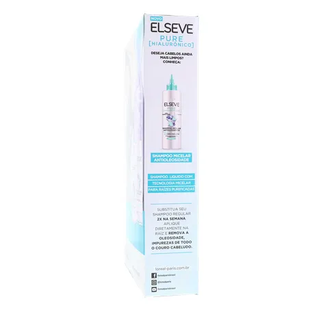 KIT ELSEVE SHAMPOO 375ML + CONDICIONADOR 170ML HIALURÔNICO PURE 360-26
