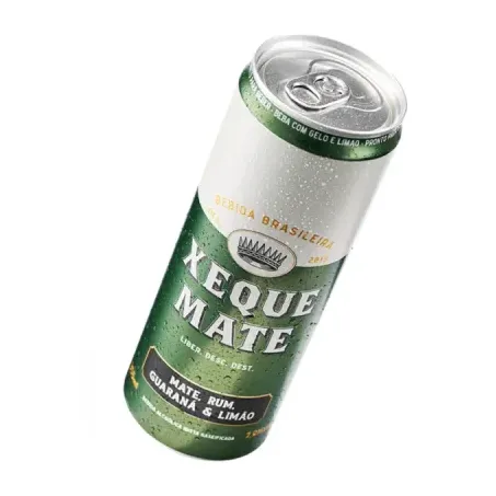 Bebida Xeque Mate Alcoólica Mista Mate, Rum, Guaraná e Limão Lata 355ml 
  360-1