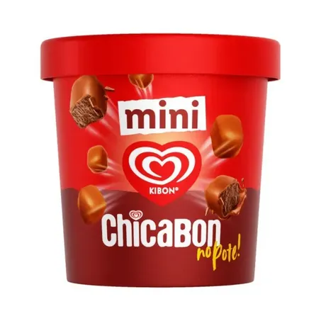 SORVETE KIBON BOMBOM CHICABON MINI 228ML