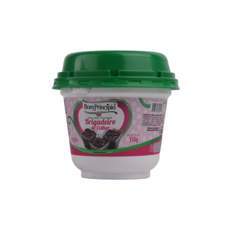 Doce Bom Princípio Sabor Chocolate Brigadeiro de Colher Pote 350gr 360-3