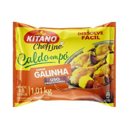 Caldo Kitano Pó Galinha Pacote 1,01Kg 
