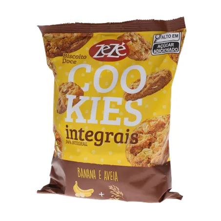 Biscoito Zezé Cookies Integral Banana Aveia 150g | Viezzer