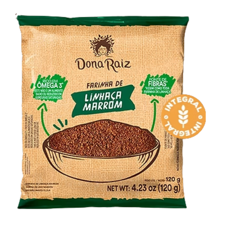 FARINHA DONA RAIZ LINH MARROM 120G