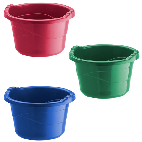 Bacia Tacho de Plástico Redondo Colors 9L