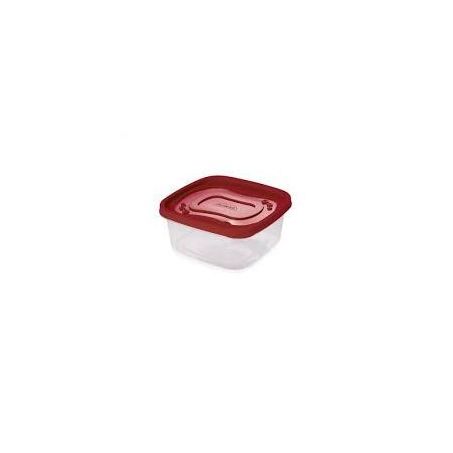 POTE  PLASUTIL CLIC 580ML QUAD.VERMELHO